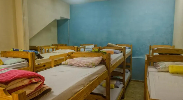 Кровать в общем номере (мужской номер) Hostel Recanto da Serra
