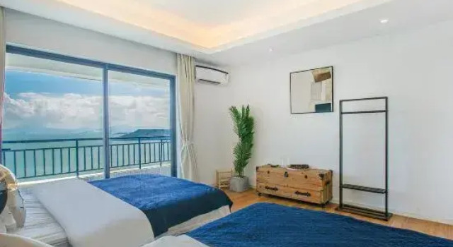 Люкс с 4 комнатами с видом на море Boting · Qisu Seaview Hotel Apartment (Country Garden Shili Yintan)