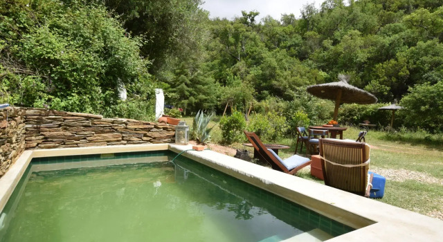 Cottage in Sdo Lums With Barbecue, Rezerwuj Dom wakacyjny Domki letniskowe w Alentejo, Domek