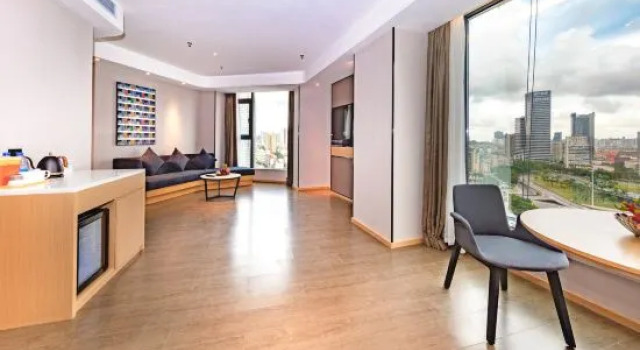 Люкс Atour Hotel Zhuhai Gongbei Fuhuali
