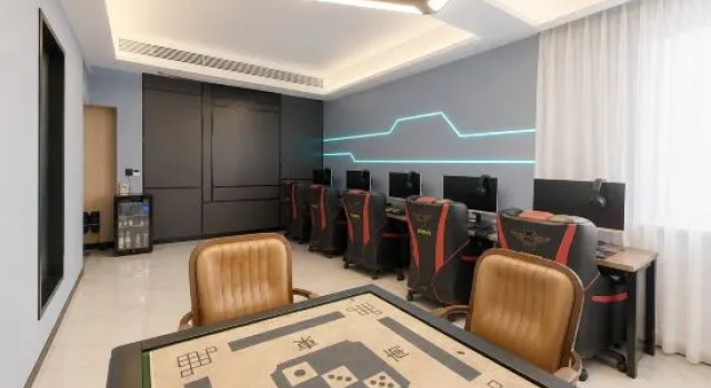 Кровать в общем номере Cili Shell E-sports Hotel