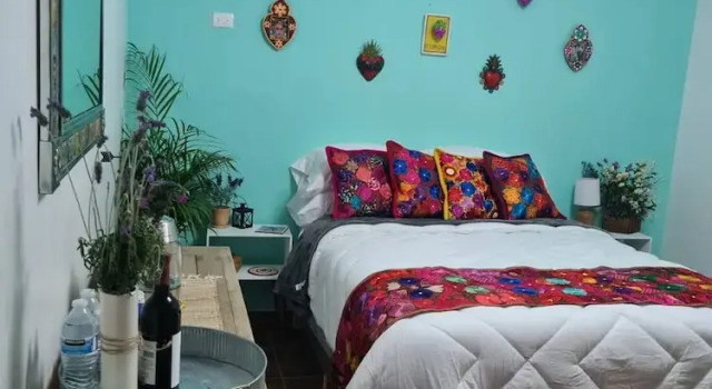 El Mezquite Hotel Mexicano Hab 1 la Catrina, Prenota Hotel Hotel a Baja California con parcheggio, Parcheggio