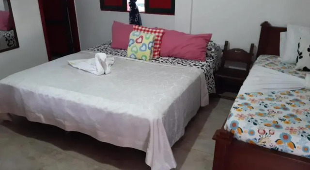 Двухместный номер Standard с балконом и с красивым видом из окна Hostal Campestre El Santuario