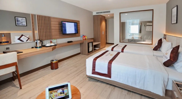 Номер Deluxe с видом на море Melissa Hotel Nha Trang