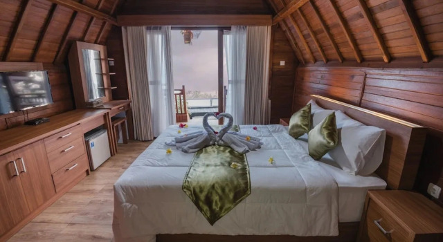 Luxo quarto Daphila Cottage