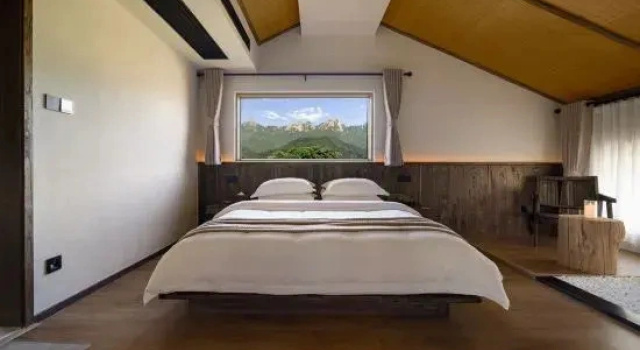 Двухместный люкс Deluxe с красивым видом из окна DengDeng Homestay