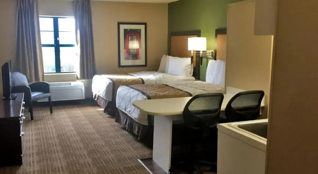 Четырёхместная студия Extended Stay America Suites - Detroit - Madison Heights
