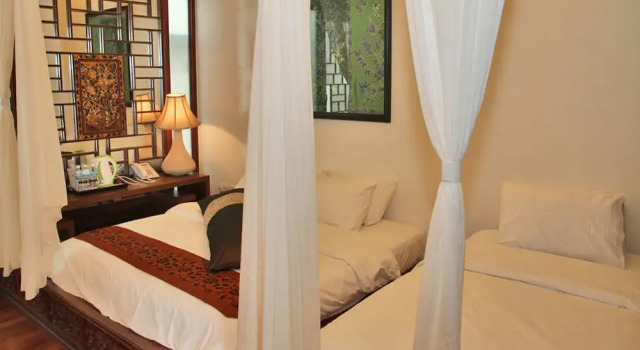 Семейный номер Deluxe Courtyard @ Heeren Boutique Hotel