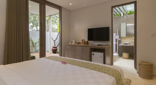 Двухместный номер Deluxe с балконом и с видом на сад Svarga Resort Lombok