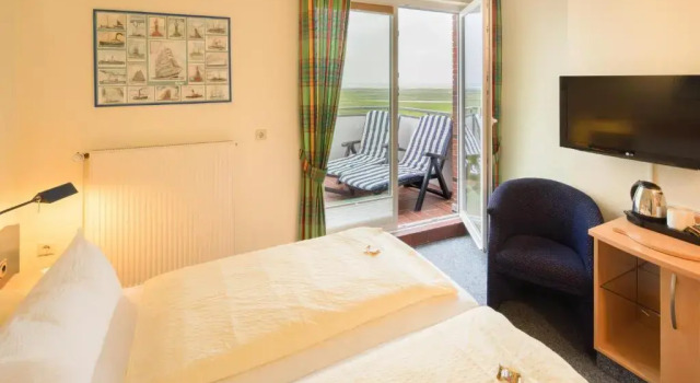 Двухместный номер Standard с балконом Hotel Strandburg