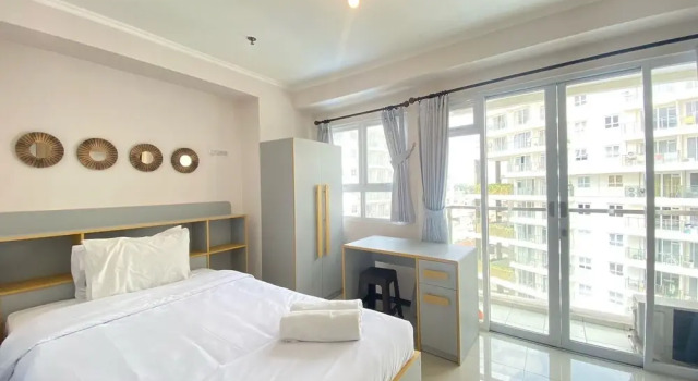 Cozy 1Br Hook Apartment With Pool View At Gateway Pasteur, Rezervasyon Daire Bandung Kidul Bandung