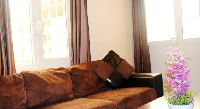 Апартаменты c 1 комнатой с балконом и с красивым видом из окна Al Noor Furnished Flats