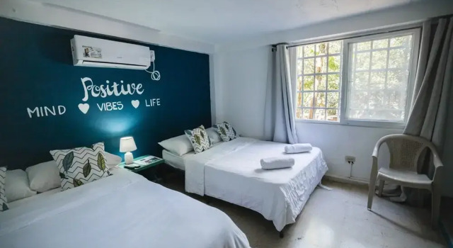 Четырёхместный номер Standard Hostel, Café & Garden Travelers