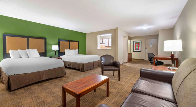 Четырёхместная студия Deluxe Extended Stay America Suites - Dayton - Fairborn