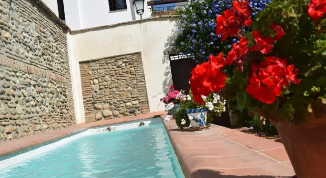 Апартаменты с видом на сад Carmen de Ramilla, encantadora Guesthouse con piscina soleada