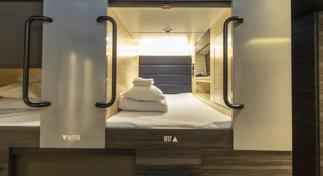 Женская капсула Tabist CapsuleHotel APODS Himeji Station