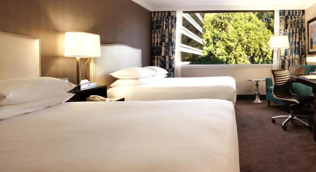Четырёхместный номер Standard Hilton Durham near Duke University