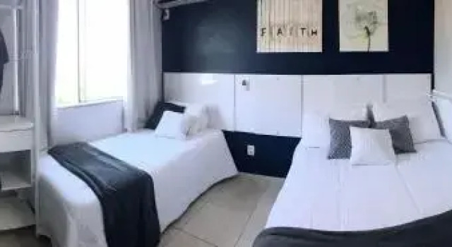Apartamento com Clube e Vista para o Lago