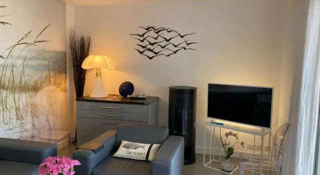 Апартаменты L'OCEAN vue bassin 1ère ligne Plage Pereire vue mer