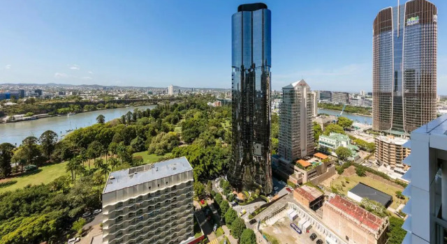 Апартаменты с 2 комнатами с видом на реку Oaks Brisbane on Margaret Suites