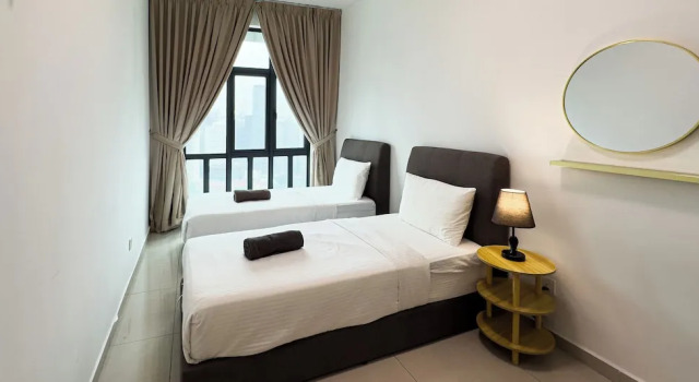 Апартаменты Deluxe с видом на город Legasi Kampung Baru Guesthouse