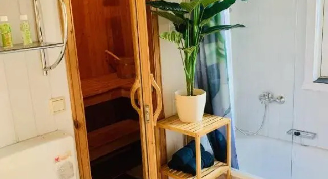 Komfort-Ferienhaus - Extertal-Ferienpark für 1-5 Personen Sauna Natur