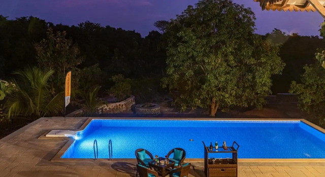 SaffronStays Vedika, Vikramgad, Rezerwuj Hotel Basta Nowe Delhi