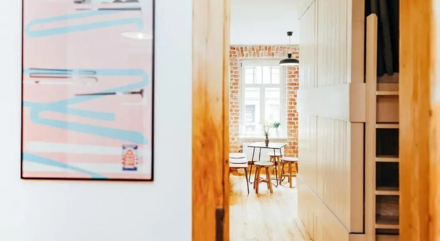 Bett im Wohnheim Hostel Multitude