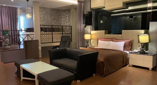 Двухместный номер Deluxe 麗登精品汽車旅館