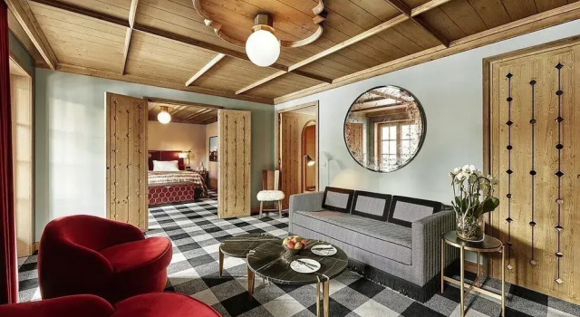 Люкс с балконом Apogée Courchevel, Oetker Hotels