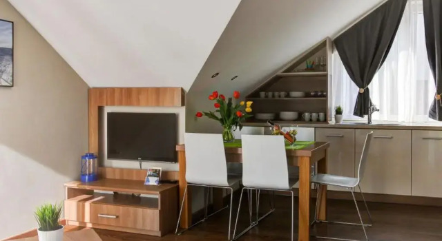 Апартаменты Дуплекс с 2 комнатами с балконом и с видом на море Marina Jastarnia Apartamenty
