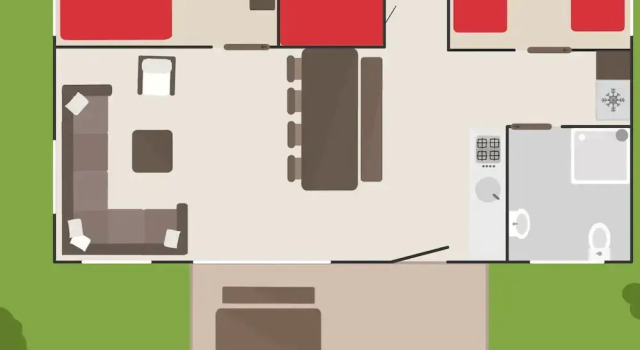 Тент Striking Tent Lodge with Porch near Veluwe