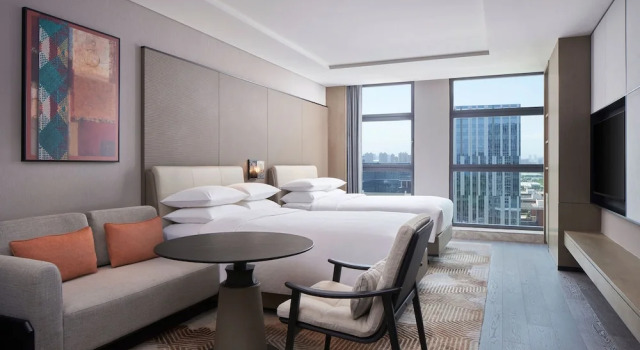 Двухместный номер Deluxe с видом на сад Sheraton Xian South
