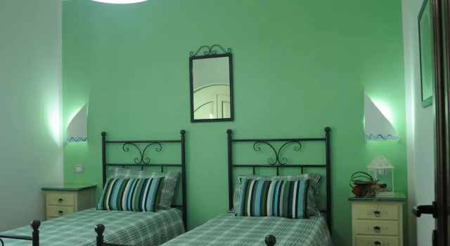 Четырёхместный семейный номер Standard с балконом Agriturismo Torre dei Preti