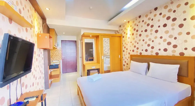 Modern Studio Room Apartment At Emerald Towers Bandung, Rezervasyon Daire Bandung Kidul Bandung