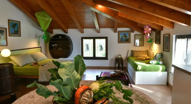 Студия с видом на сад Il Laghello Wood House
