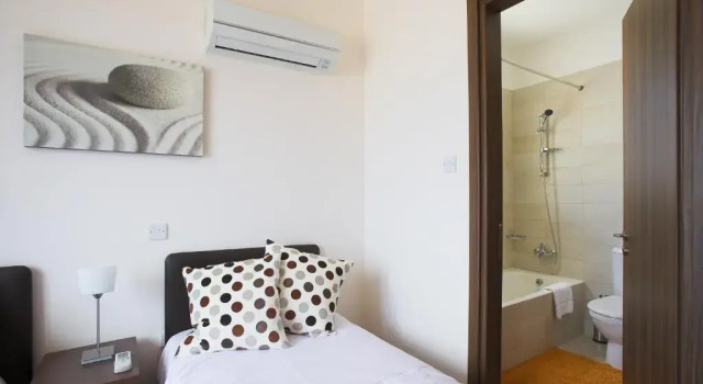 Апартаменты с 2 комнатами с видом на море Chloraka Terrace Apartments