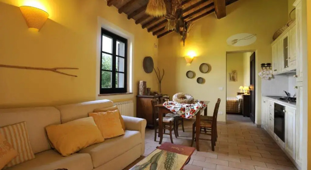 Апартаменты с видом на сад Agriturismo il Corniolo