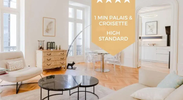 Апартаменты SERRENDY Heart of Cannes city center 3-bedroom at the foot the beaches