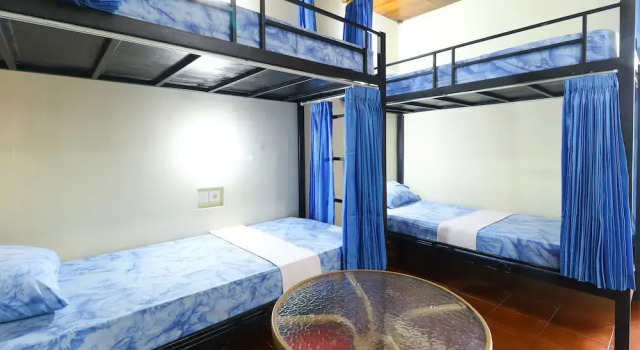 Кровать в общем номере RW Downtown Hostel Ubud