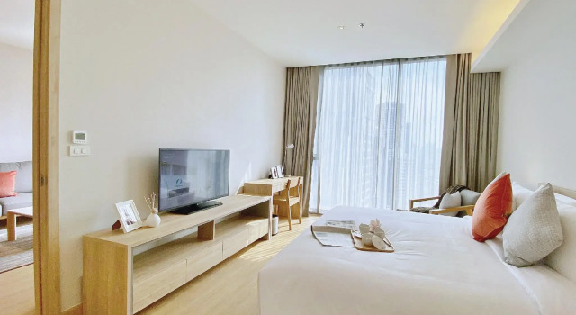 Апартаменты Deluxe c 1 комнатой Oakwood Suites Bangkok