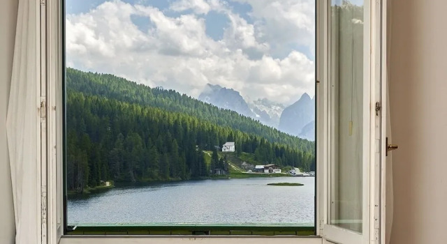Двухместный номер Standard с видом на озеро Grand Hotel Misurina