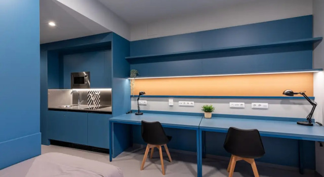 Двухместная студия Classic Residencia Universitaria Resa San Mamés