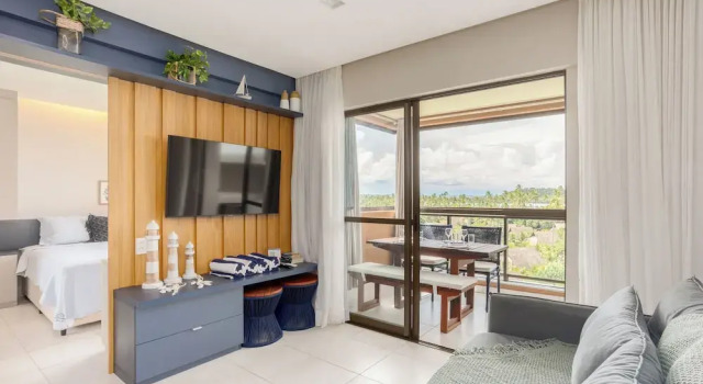 Mare Nostrum - Carneiros Beach - Ocean View - Balcony - 2 Suites - Eco Resort Condominium