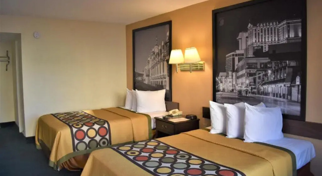 Четырёхместный номер Standard Super 8 by Wyndham Atlantic City