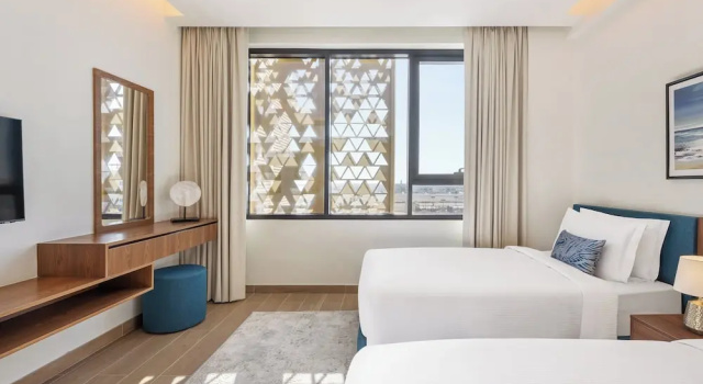 Апартаменты с 2 комнатами Beach Bay Hotel Mirfa