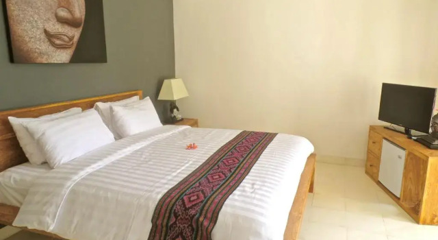 Двухместный номер Deluxe с красивым видом из окна The Daun Bali