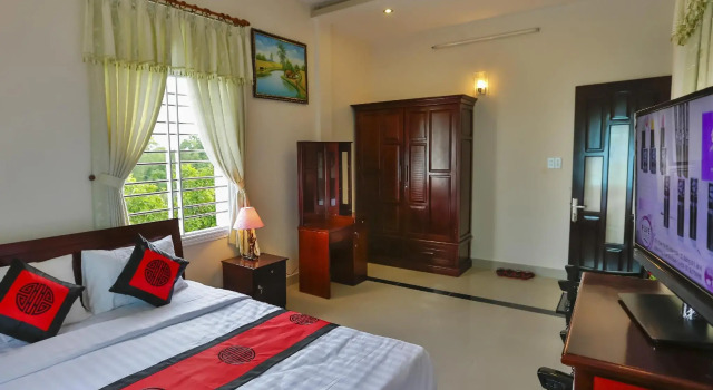 Двухместный номер Standard с красивым видом из окна Quynh Nhan Homestay