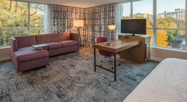 Двухместная студия Hampton Inn And Suites By Hilton Portland-Pearl District
