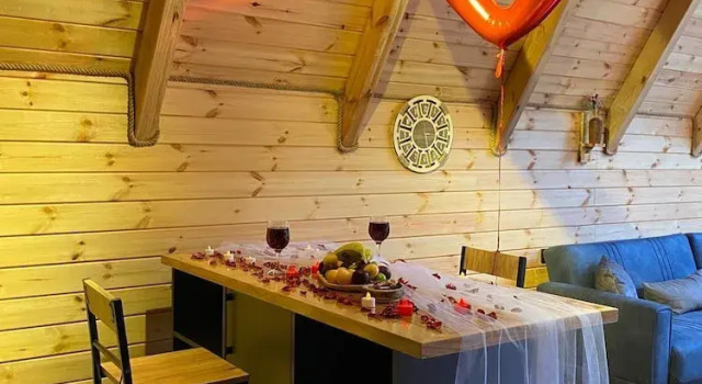 Бунгало Deluxe с балконом и с видом на реку Valent Suit Bungalov